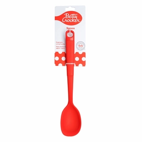Betty CrockerSilicone 13 Inch Spoon, Red Cooking Tools & Accessories kitchen gear sale