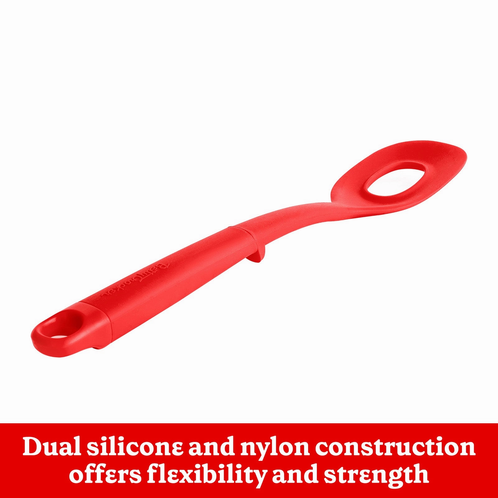 Betty CrockerSilicone 13 Inch Stirring Spoon, Red