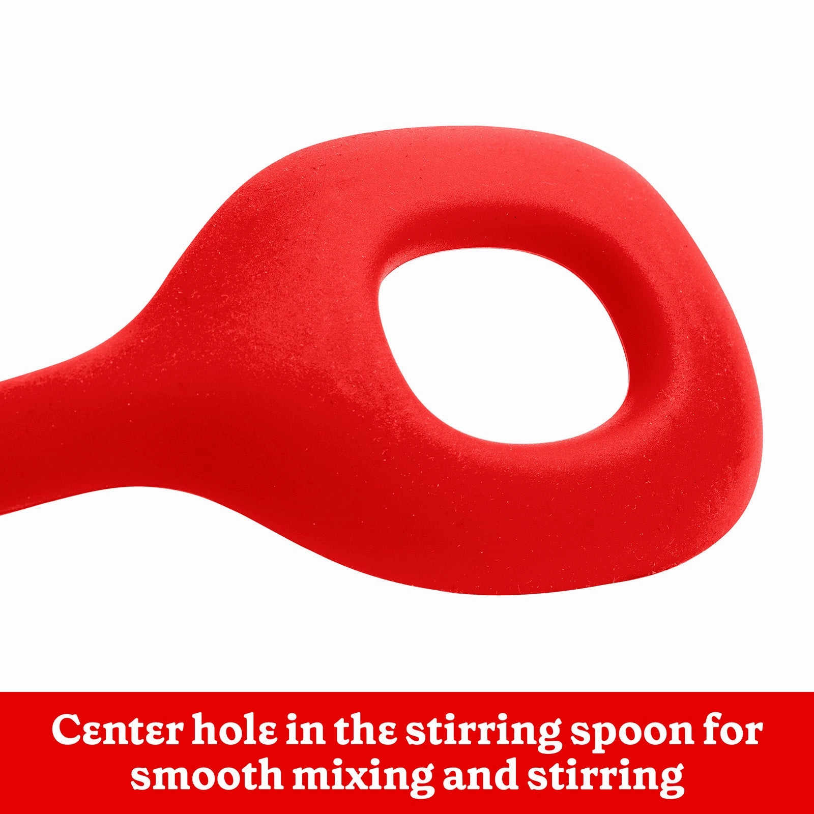 Betty CrockerSilicone 13 Inch Stirring Spoon, Red