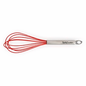 Betty CrockerSilicone Coated 10 Inch Whisk, Red/Stainless Steel Cooking Tools & Accessories buy more save more