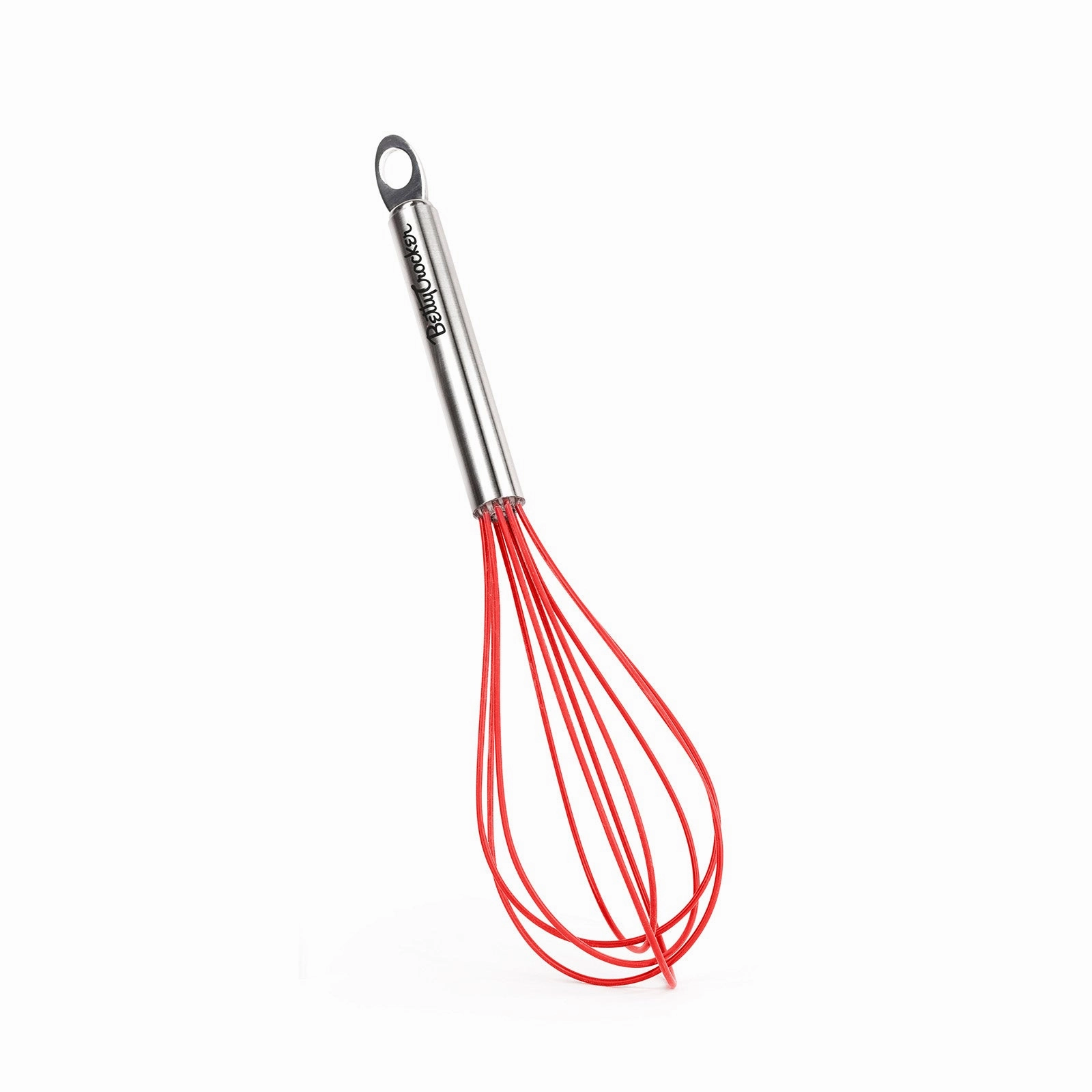 Betty CrockerSilicone Coated 10 Inch Whisk, Red/Stainless Steel