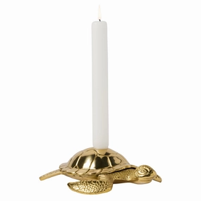 Bishop Polished Gold Candle Holder Set of 2 Candle Holders discount collection
