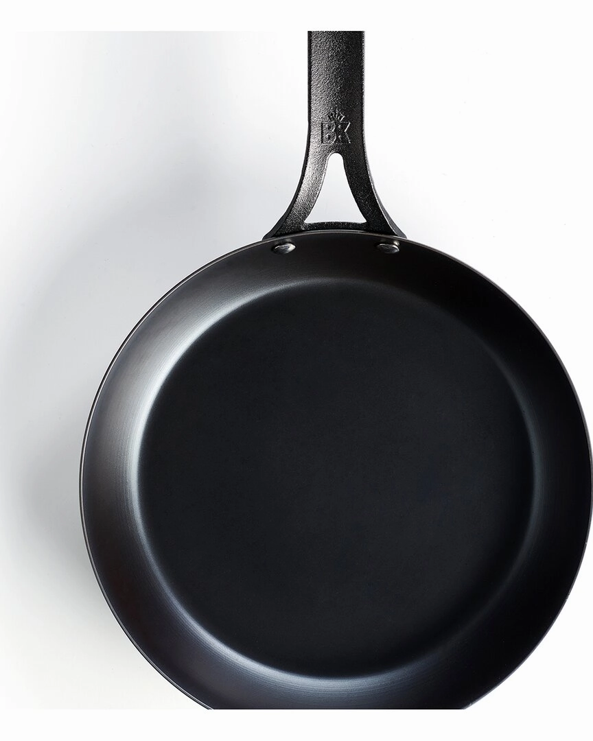 BK 12in Black Steel Seasoned Carbon Steel Wok