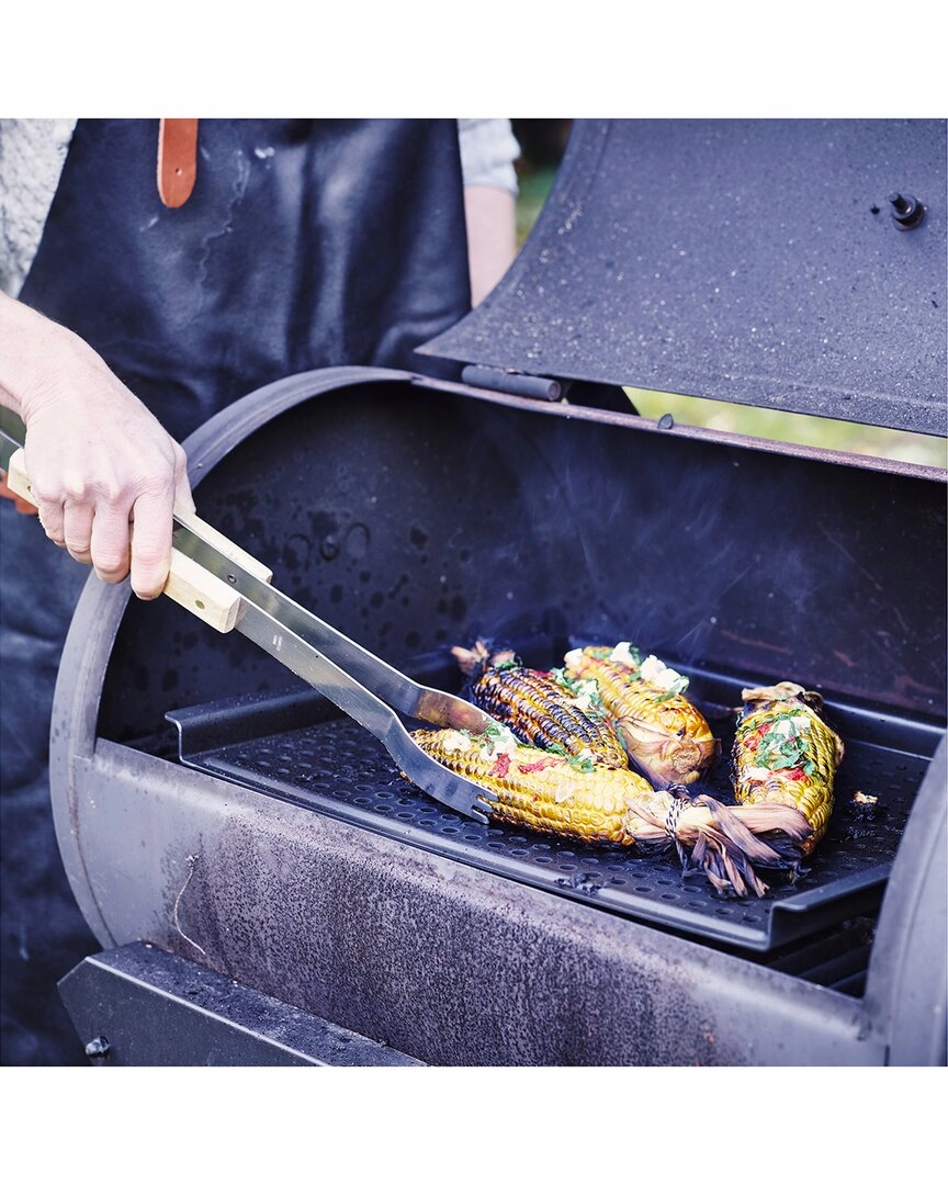 BK Black Steel Preseasoned Carbon Steel Bbq Grill Tray 17in