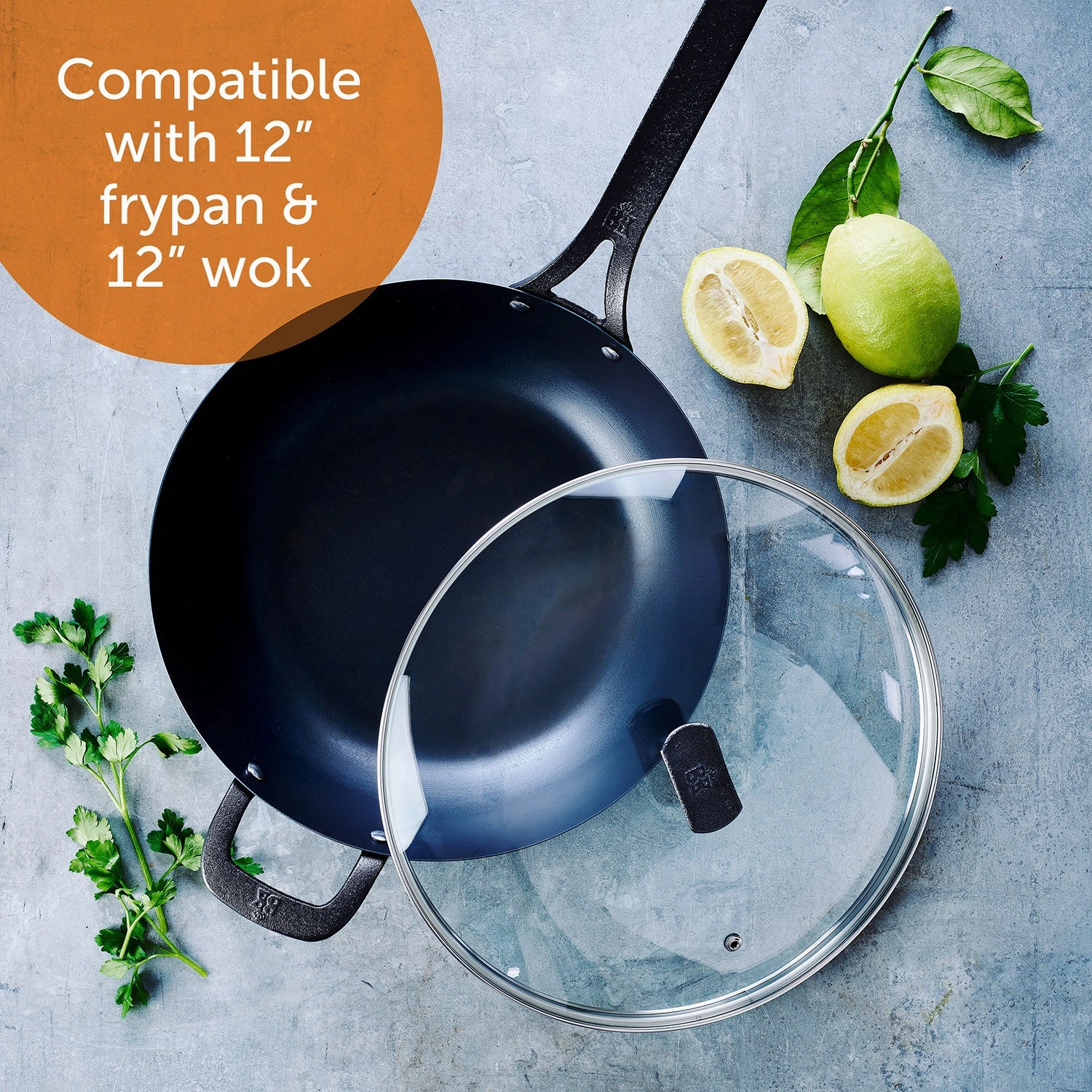 BK Cookware 12-Inch Glass Lid
