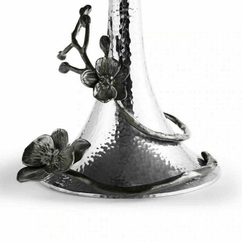 Black Orchid Cake Stand, D28cm, Black