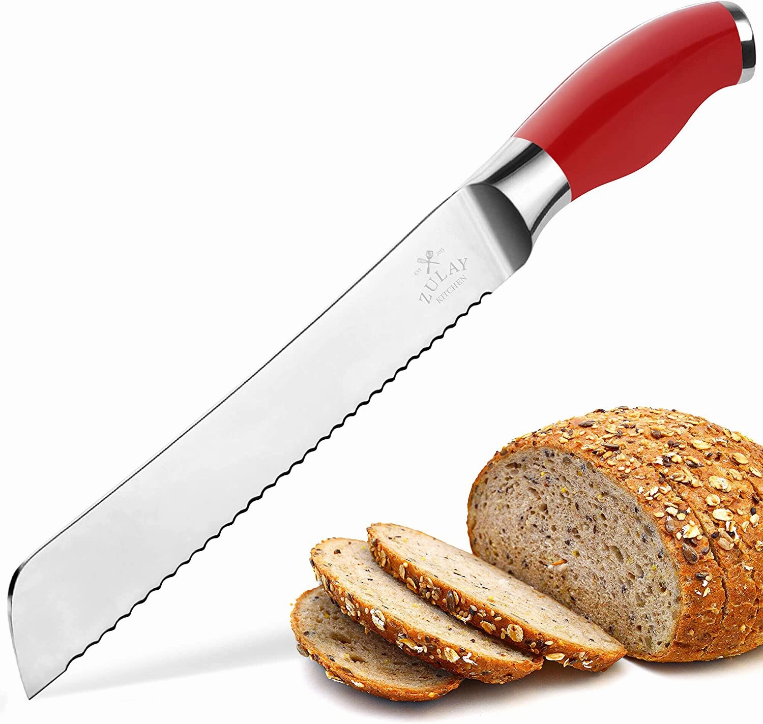 Blade Serrated Bread Knife - Ultra-Sharp & Durable