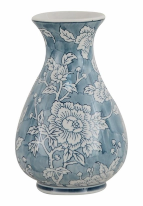 Bloom Vase Blue 20cm Cheap Vases for home