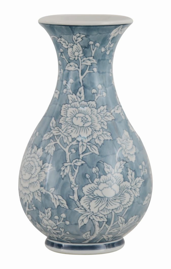 Bloom Vase Blue 30cm Cheap Vases for home