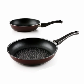 Blooming Flower Collection, 8 and 12 Inch Frying Pan Set Cookware holiday sale