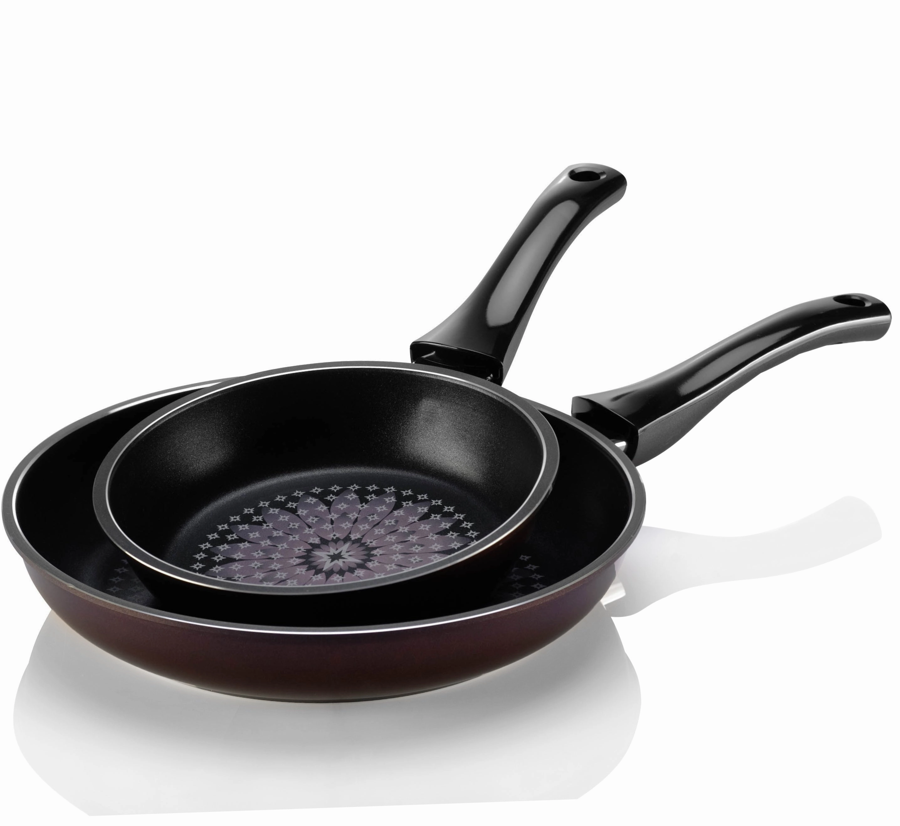 Blooming Flower Collection, 8 and 12 Inch Frying Pan Set