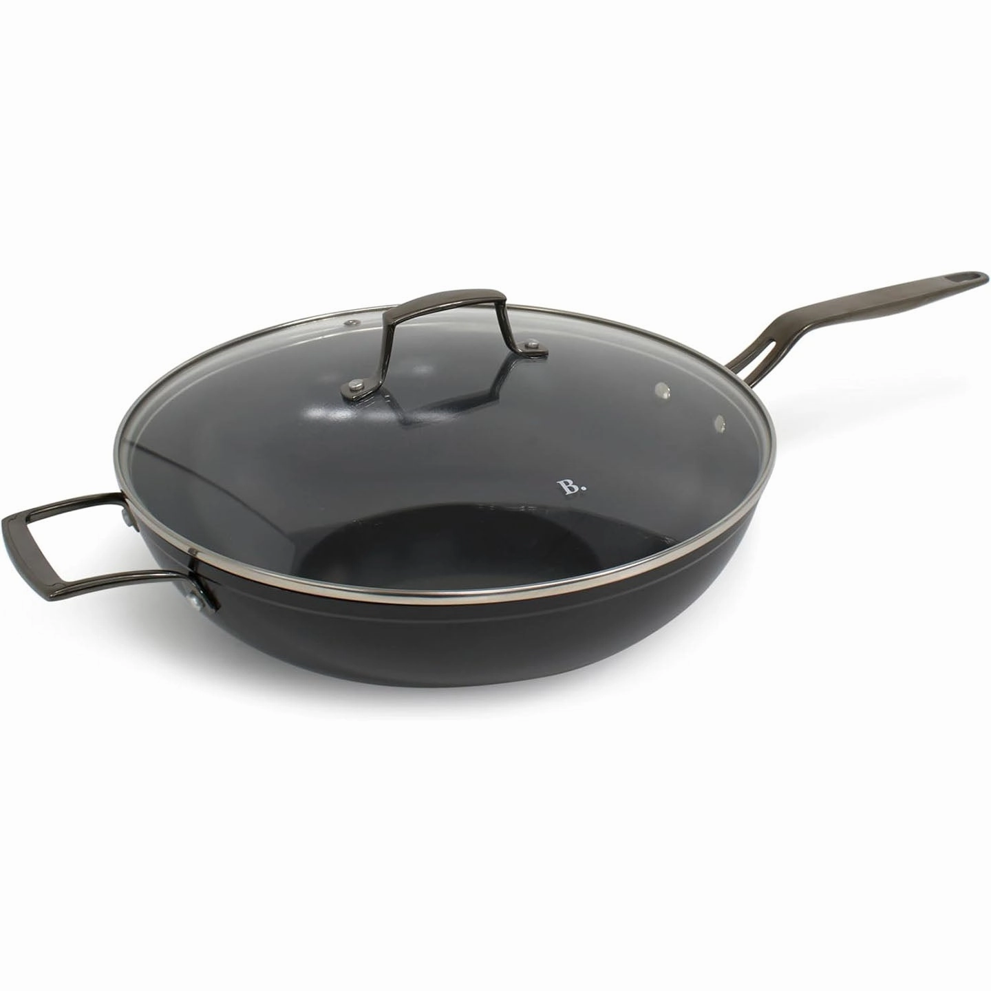 Blu. Cookware 12.6 Wok with Lid, Durable Non-Stick Stir Fry Pan Cookware online kitchen sale