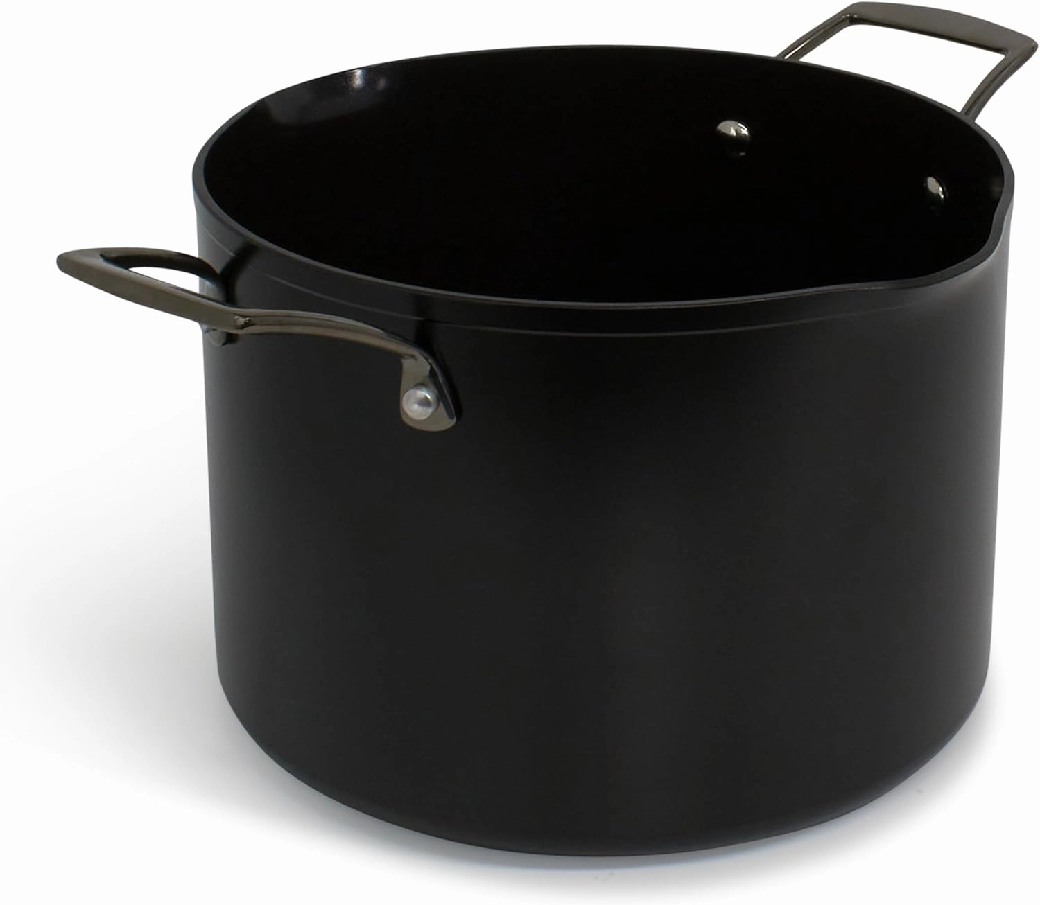 Blu. Cookware 8.5QT Stock Pot with Double Strainer Lid, Non-Toxic