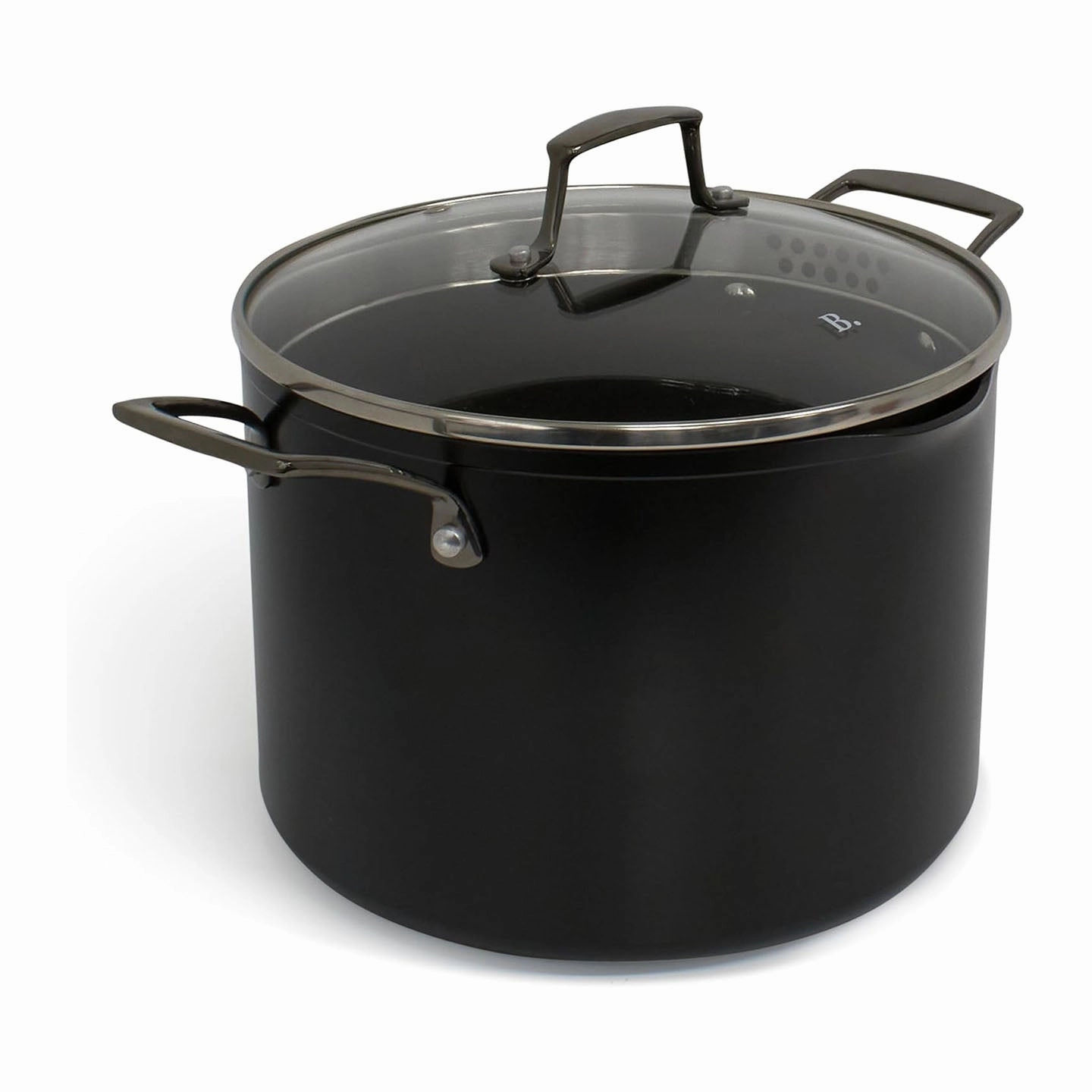 Blu. Cookware 8.5QT Stock Pot with Double Strainer Lid, Non-Toxic Cookware online kitchen sale