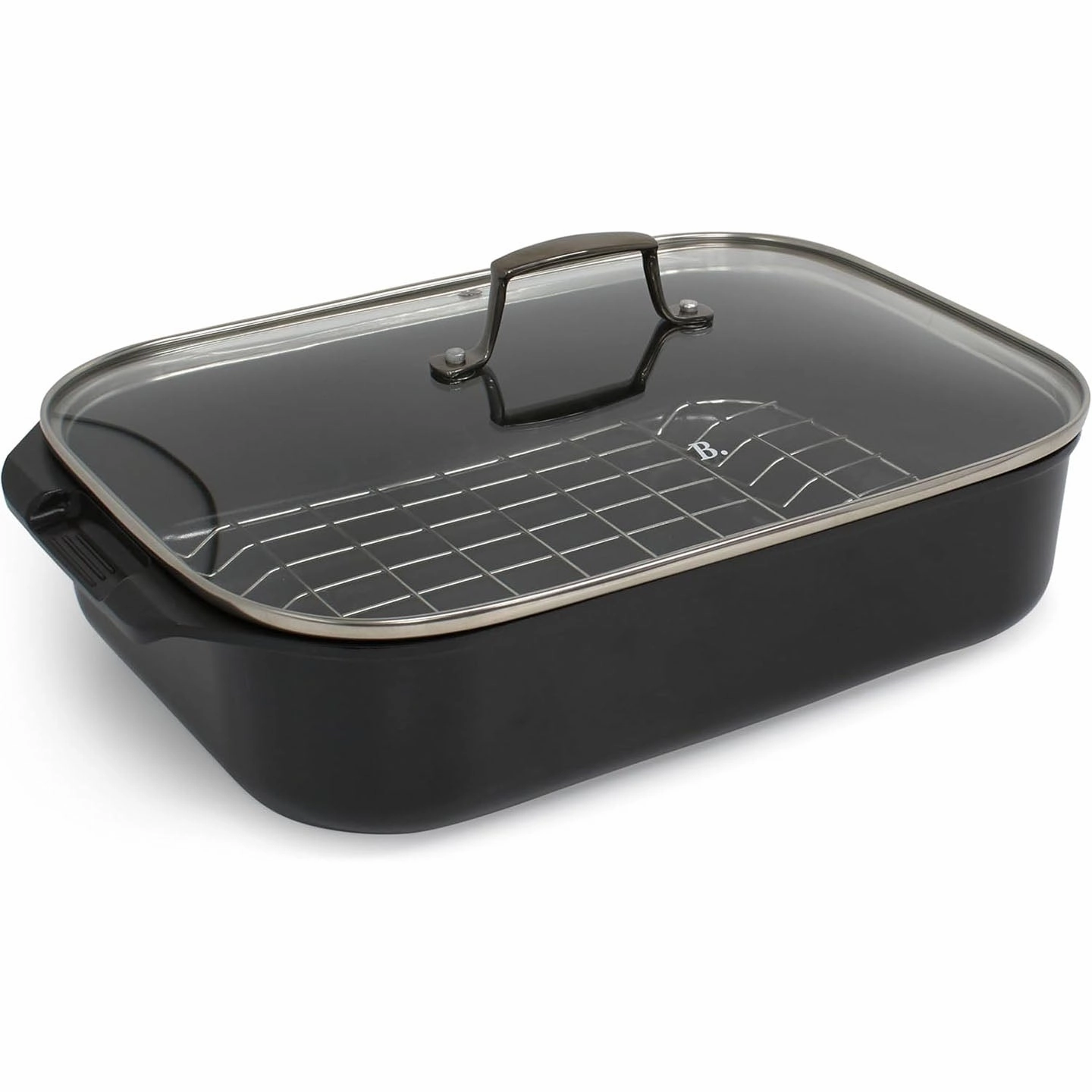 Blu. Cookware Roasting Pan with Lid and Roasting Rack, Non-Toxic