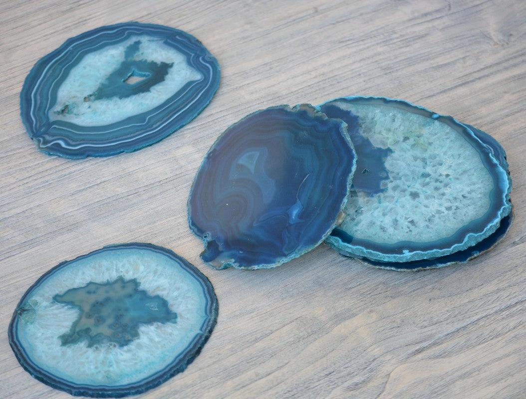 blue agate coaster Entertaining Servingware discount