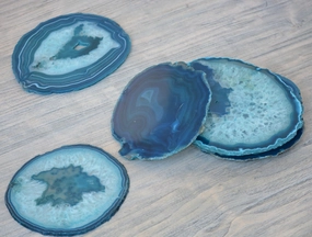 blue agate coaster Entertaining Servingware discount