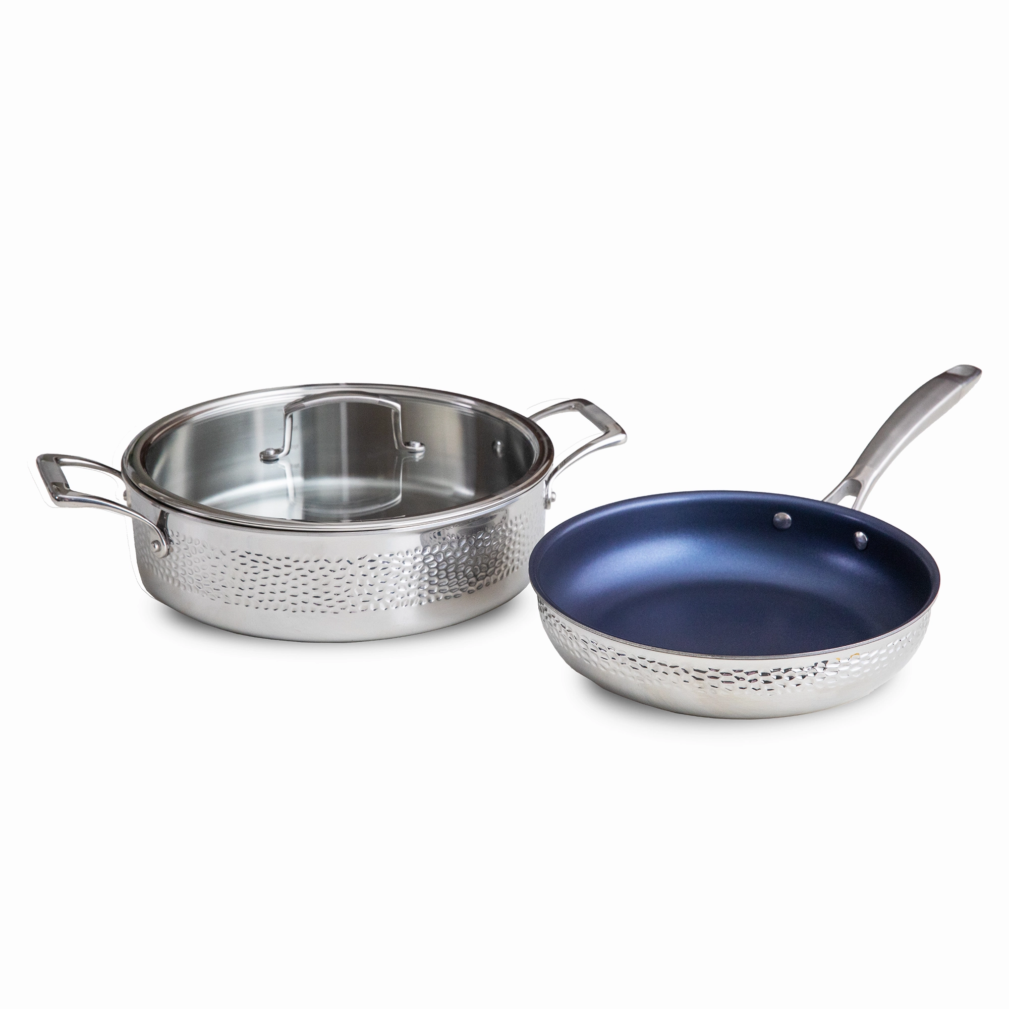 Blue Jean Chef 3-Piece Stainless Steel Cookware Set Cookware online kitchen sale