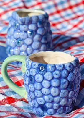 Blueberry mug - 270 ml Kitchen Tableware at affordable prices