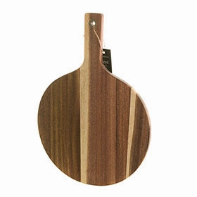Board Round Acacia with Paddle 40cm