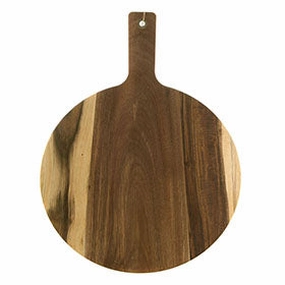 Board Round Acacia with Paddle 52cm Serveware clearance shop