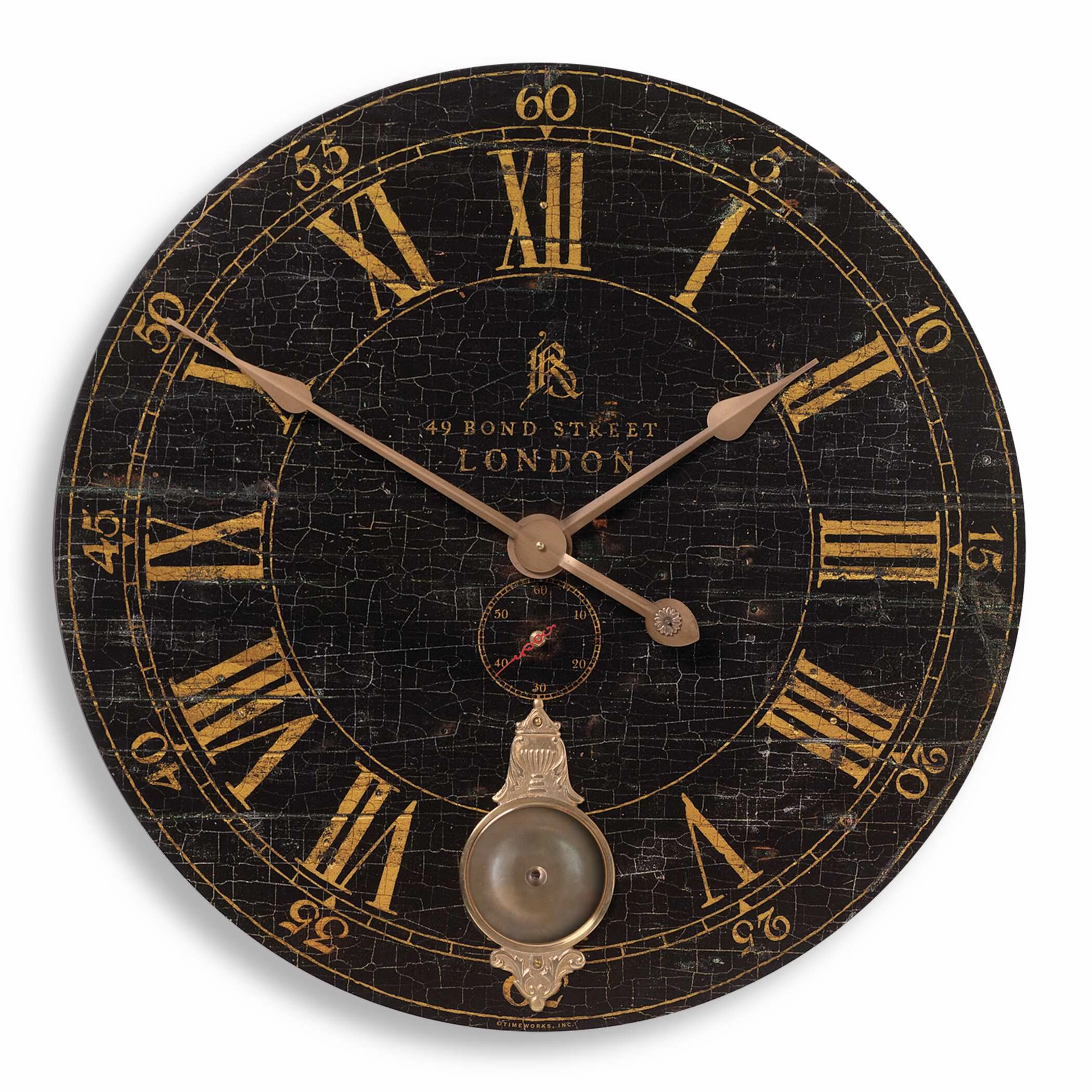 Bond Street Wall Clock Laminated Clocks decor discount