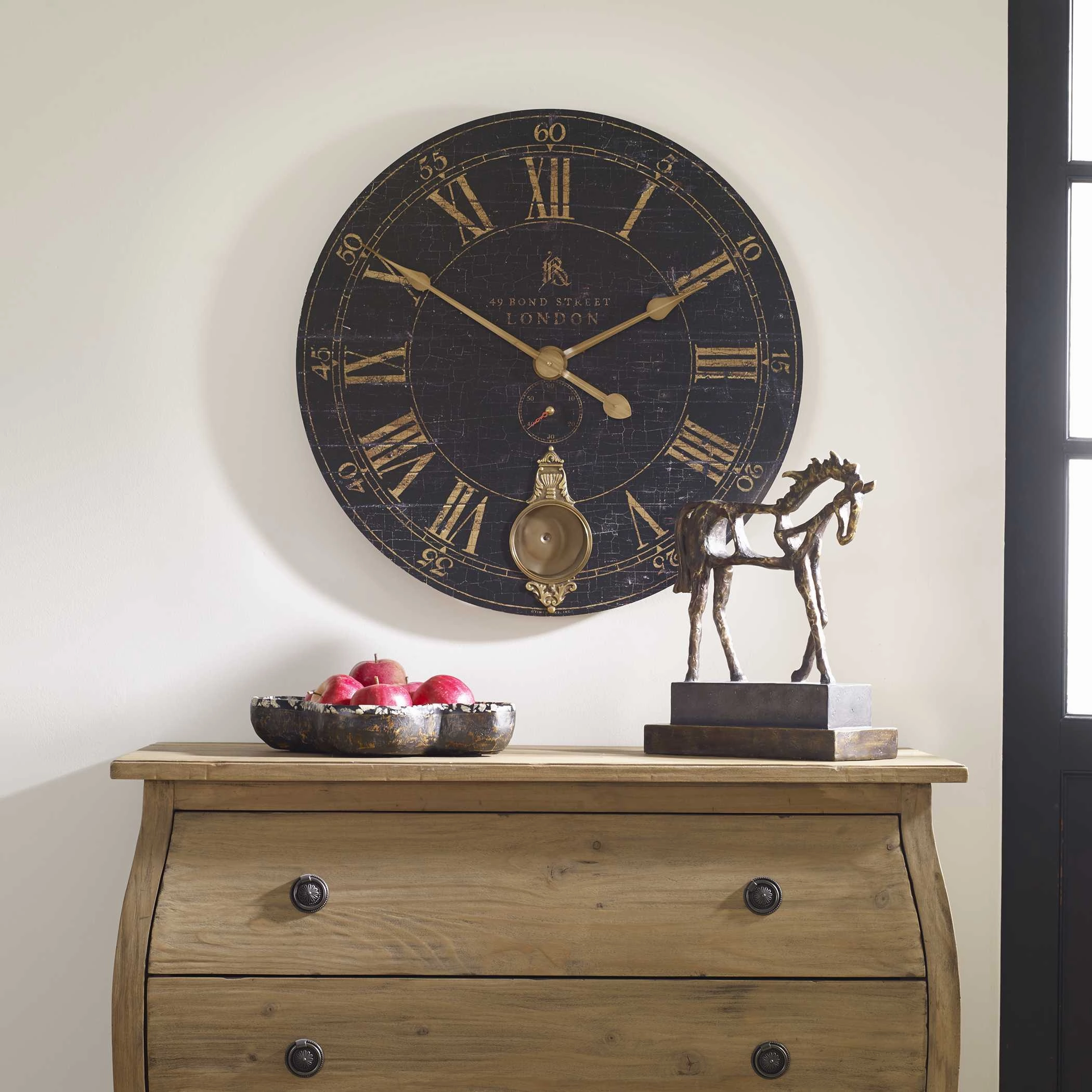 Bond Street Wall Clock Laminated Clocks decor discount