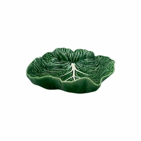 Bordallo Pinheiro Cabbage Concave Leaf 10" Green Dinnerware bulk buy offers