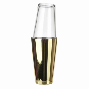 Boston Cocktail Shaker Gold Barware sale online
