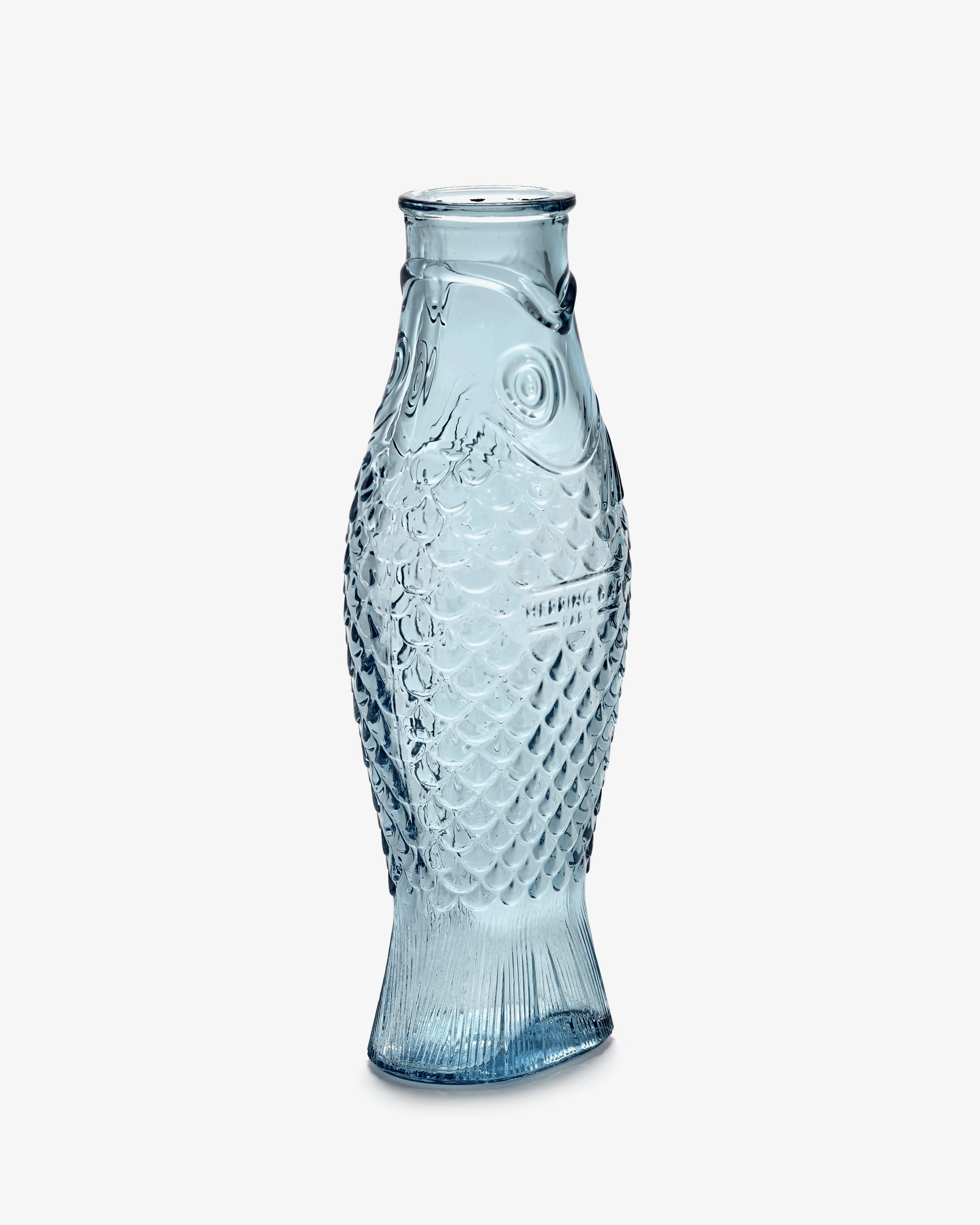 Bottle blue Fish & Fish Glassware Tableware discount