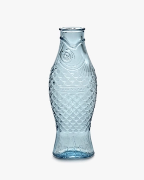 Bottle blue Fish & Fish Glassware Tableware hot sale