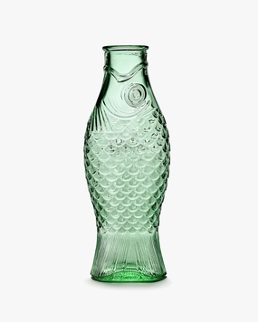 Bottle green Fish & Fish Glassware Tableware hot sale