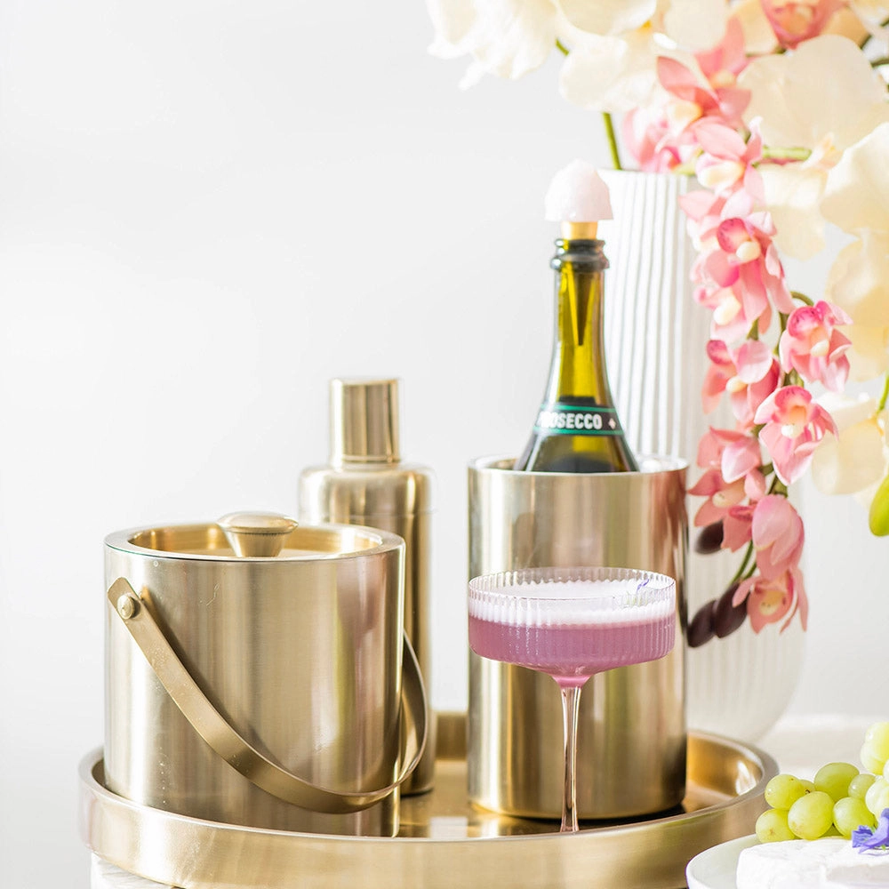 Bottle Stopper Onyx Marble and Stainless Steel