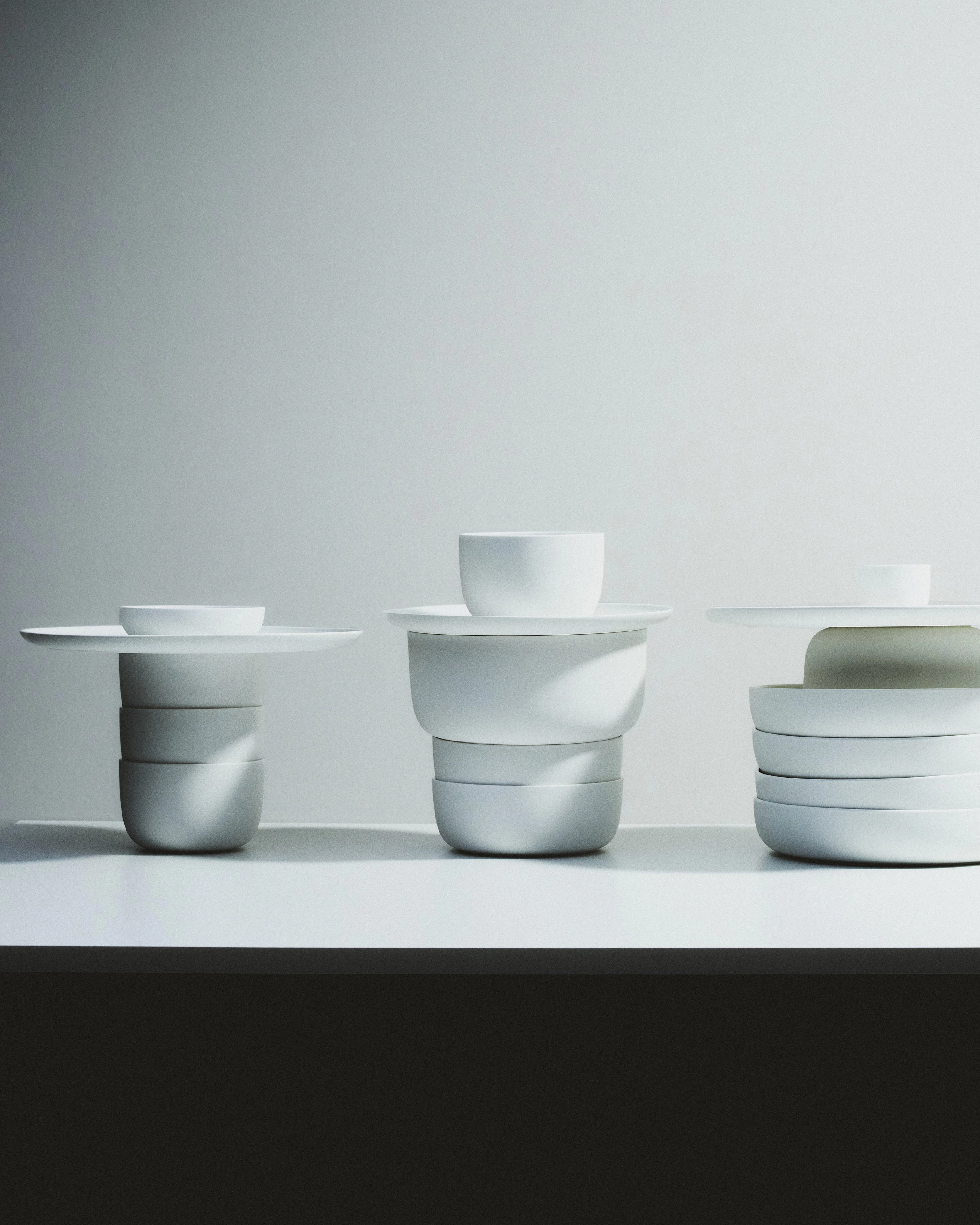 Bowl high L white Base