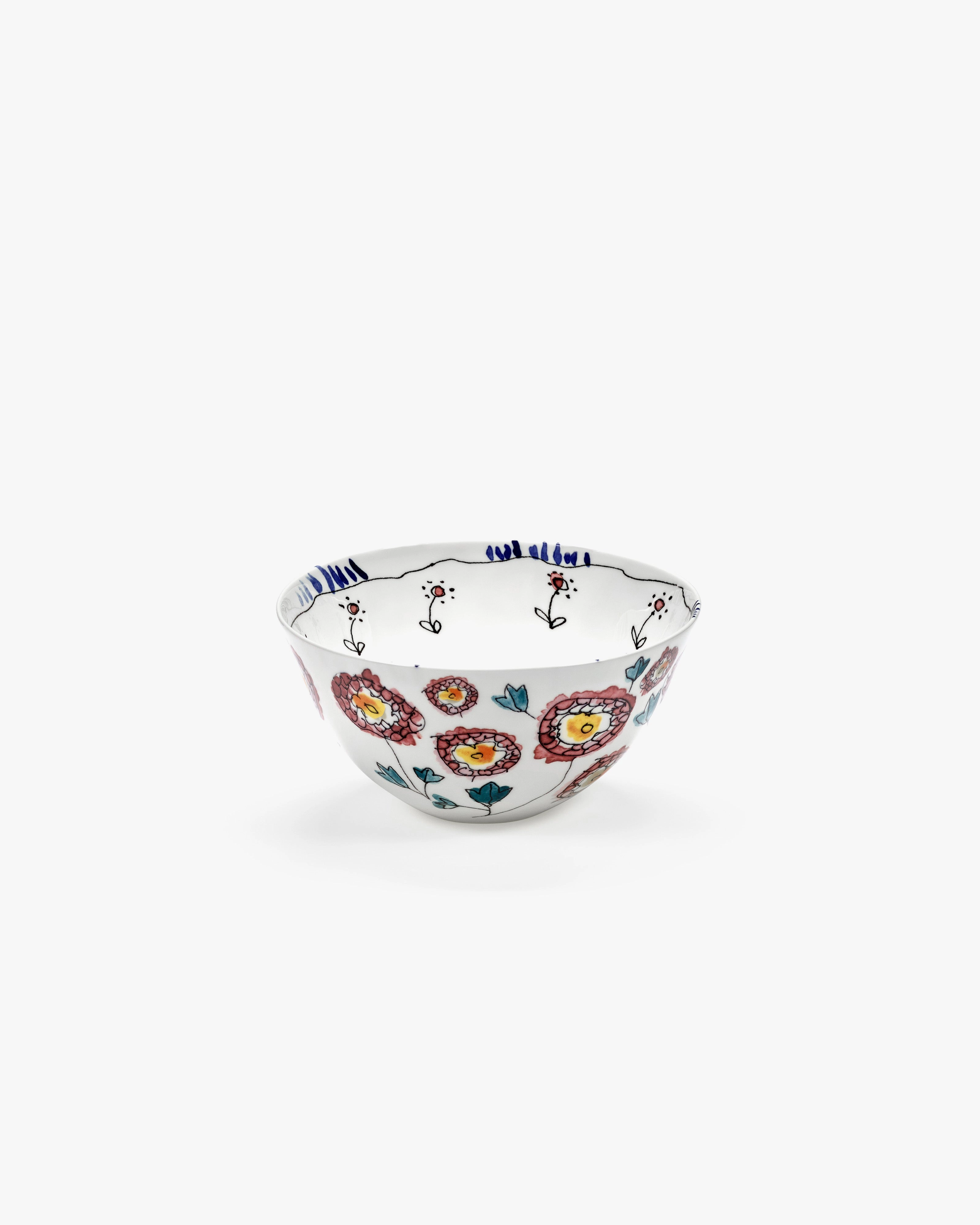 Bowl L Anemone milk Midnight Flowers Buy Dinnerware online shop