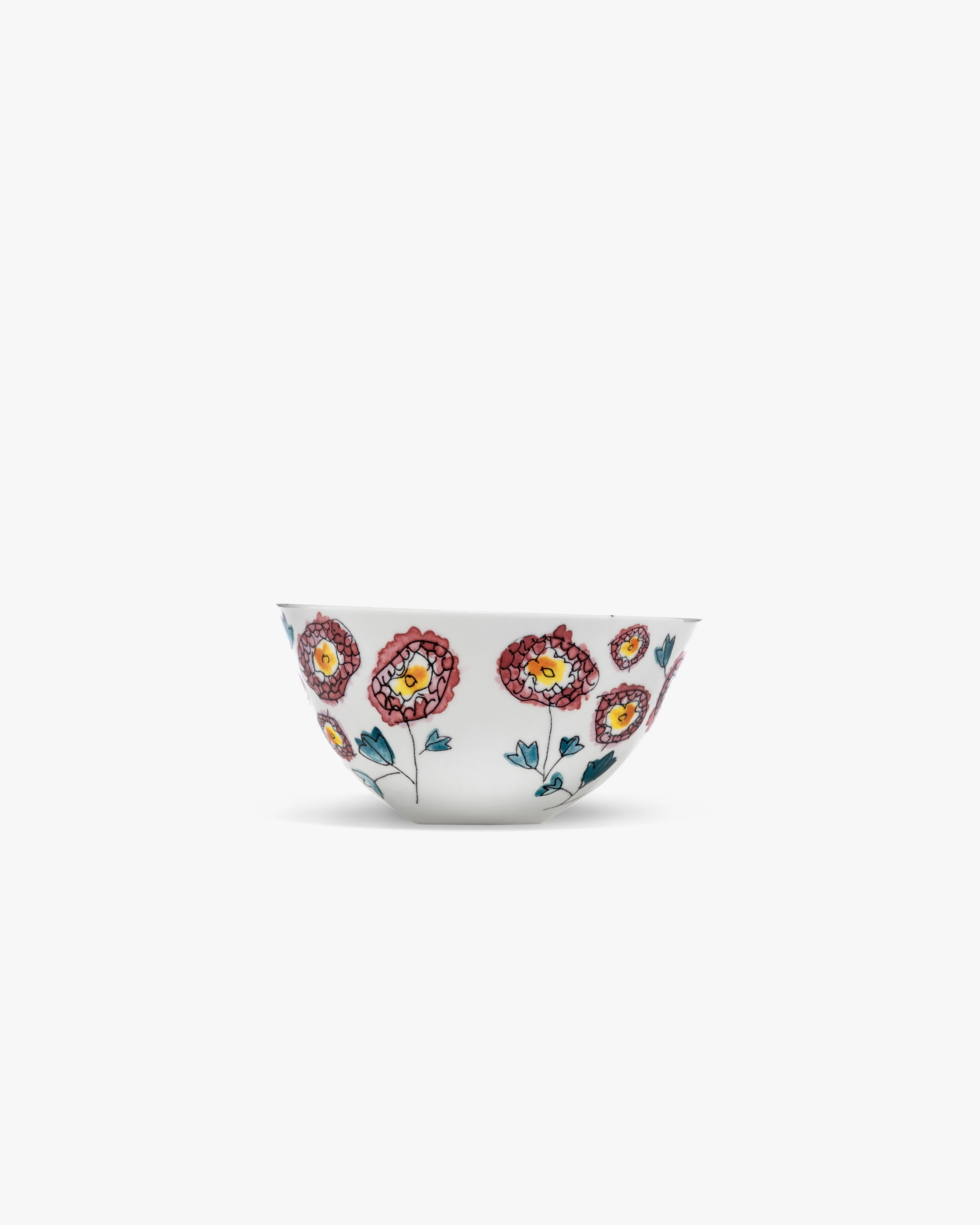 Bowl L Anemone milk Midnight Flowers