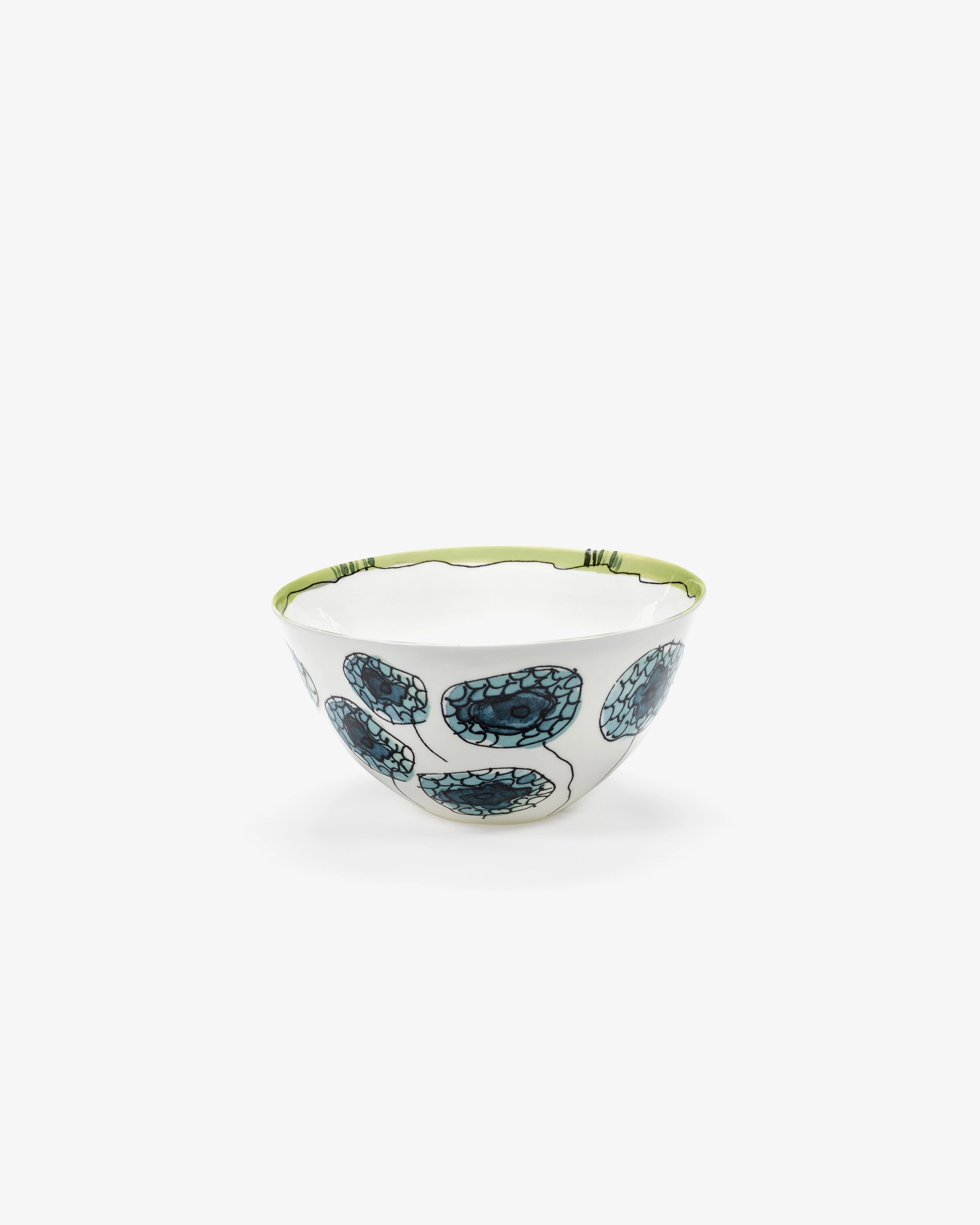Bowl L Anemone vaniglia Midnight Flowers Buy Dinnerware online shop