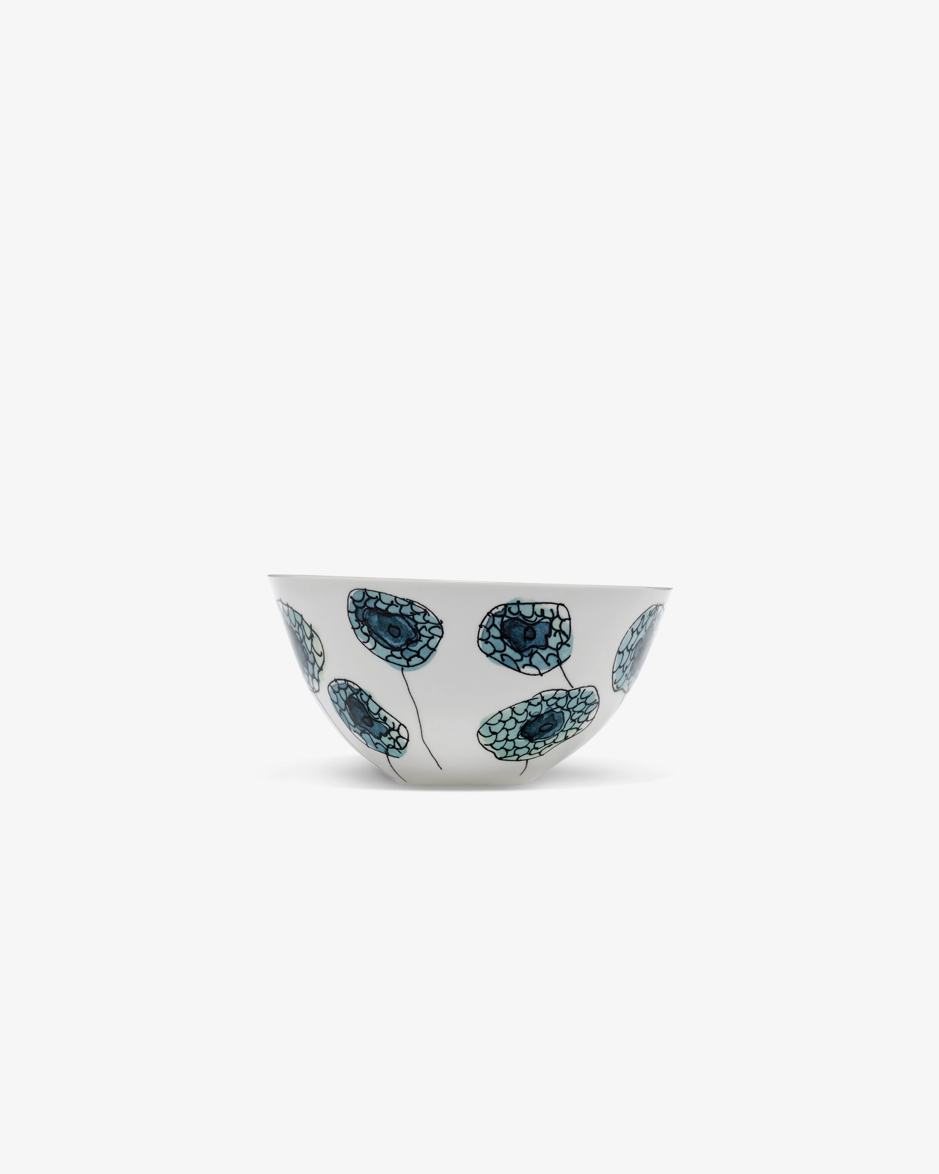 Bowl L Anemone vaniglia Midnight Flowers
