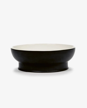 Bowl L black/off-white Ra Buy Dinnerware online shop