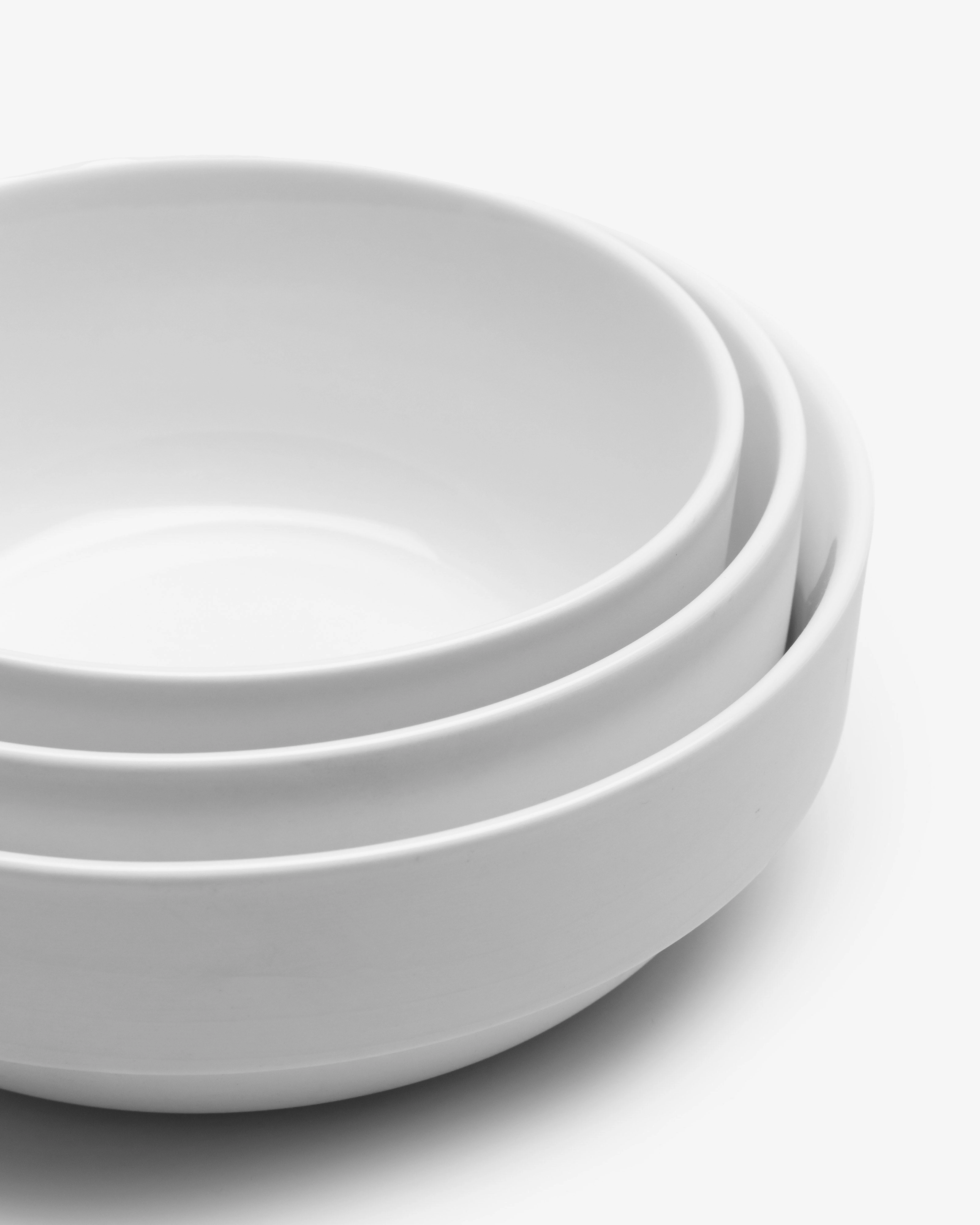 Bowl L white matt Passe-partout