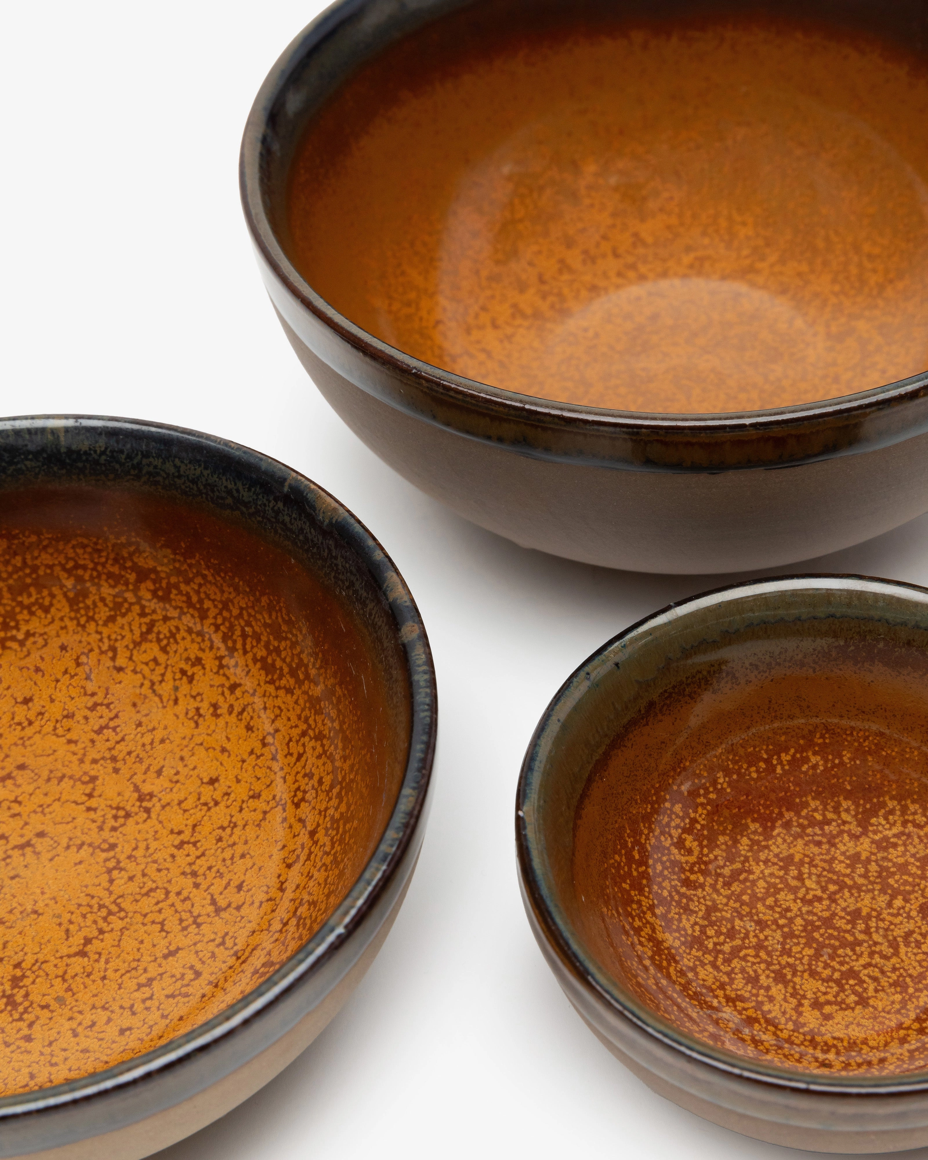 Bowl M gray/rusty brown Surface
