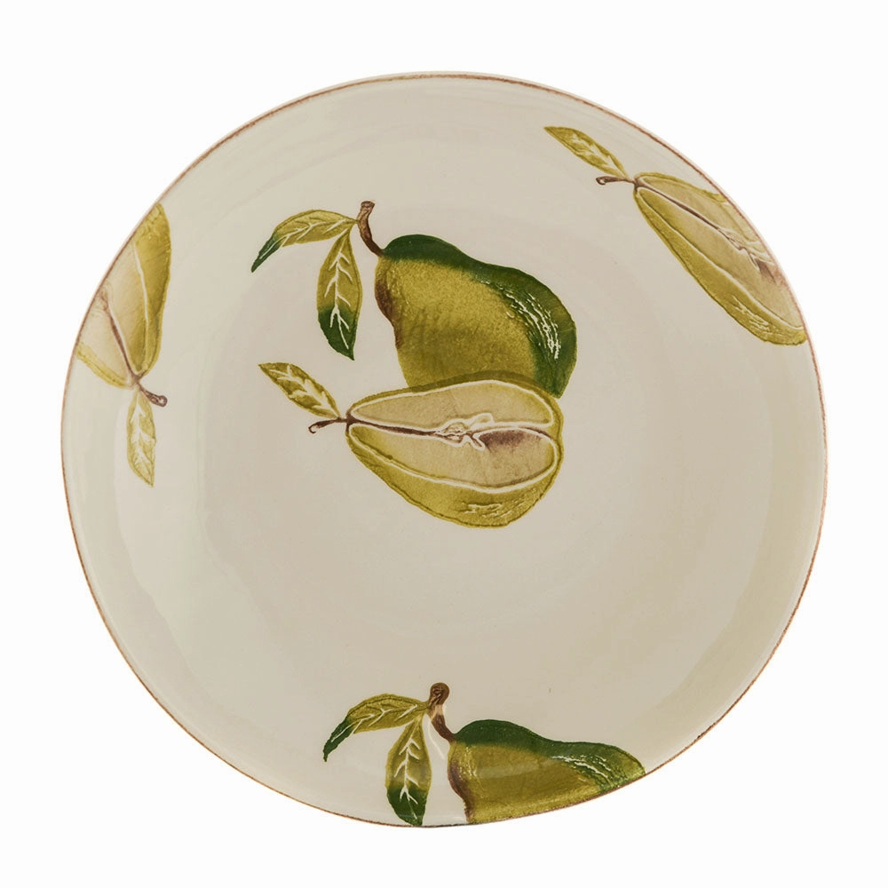 BOWL Round Ceramic Pears 30cm Serveware clearance shop