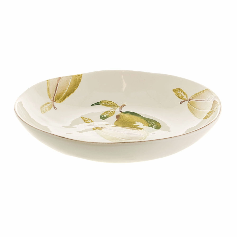 BOWL Round Ceramic Pears 30cm