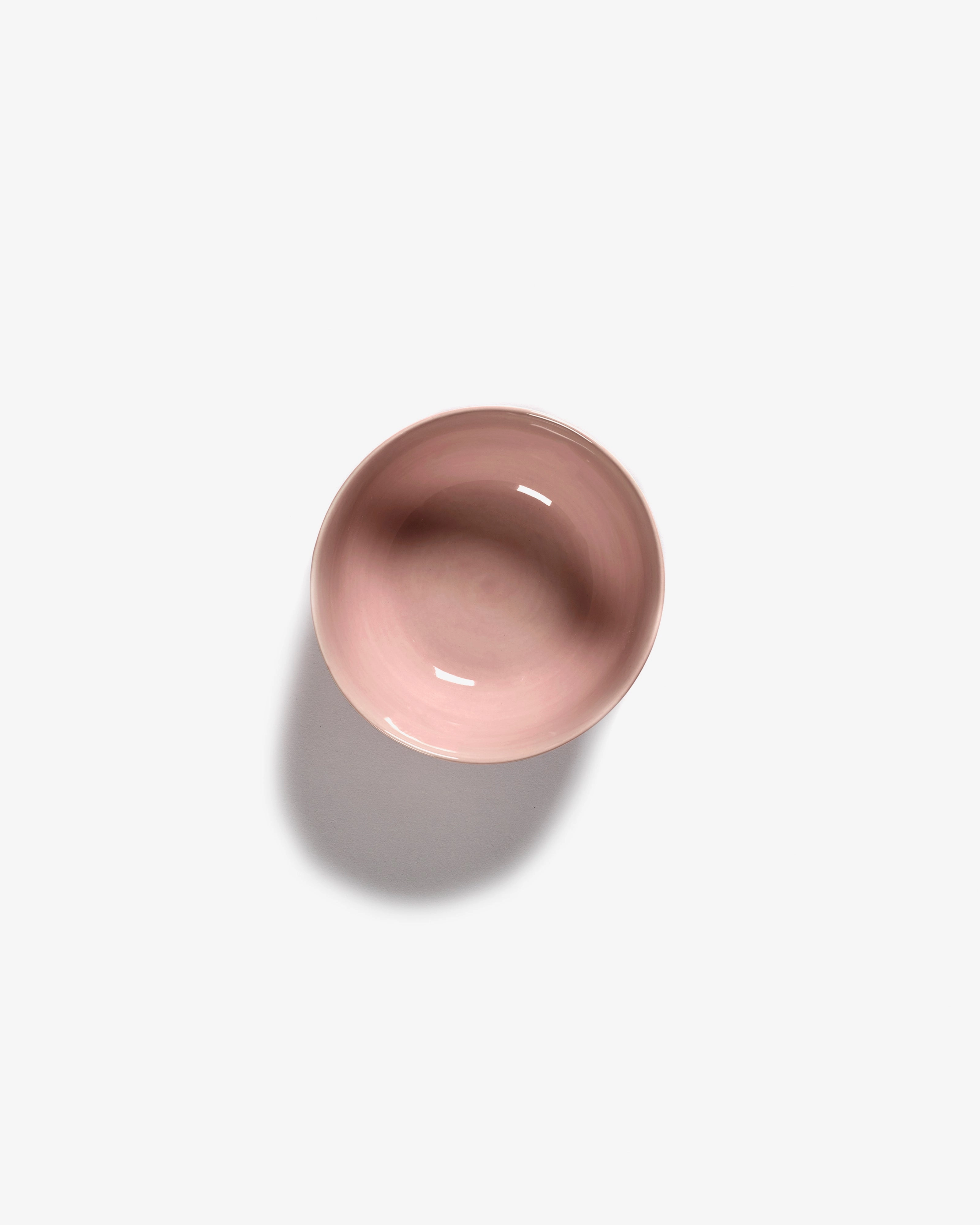 Bowl S pink - blue stripes Feast