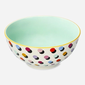Bowl with multi coloured dots Kitchen Tableware at affordable prices