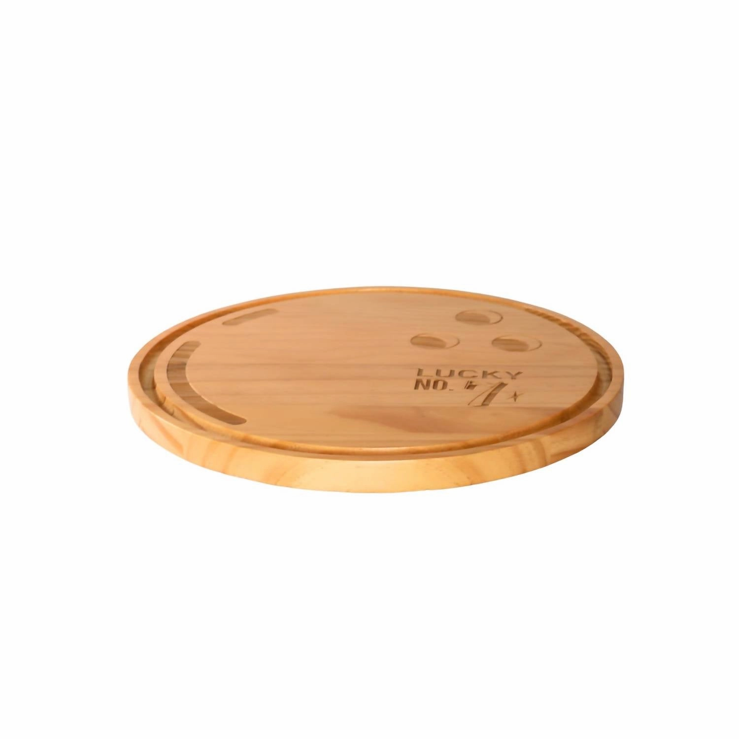 Bowling Ball Wood Board In Natural