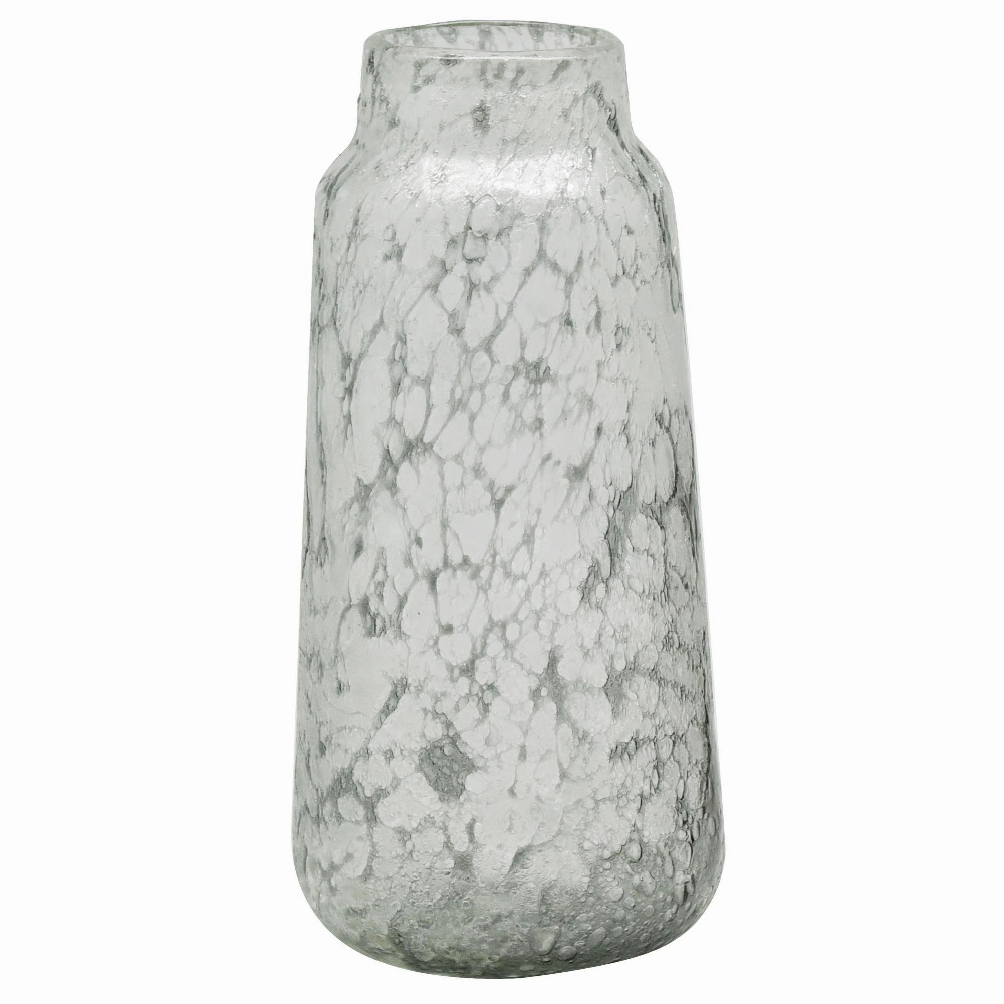 Boyd Glass Bullet Vase White Silver Lge Cheap Vases for home