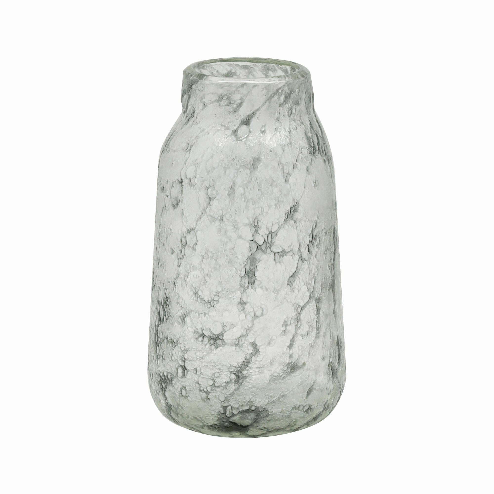 Boyd Glass Bullet Vase White Silver Sml Cheap Vases for home