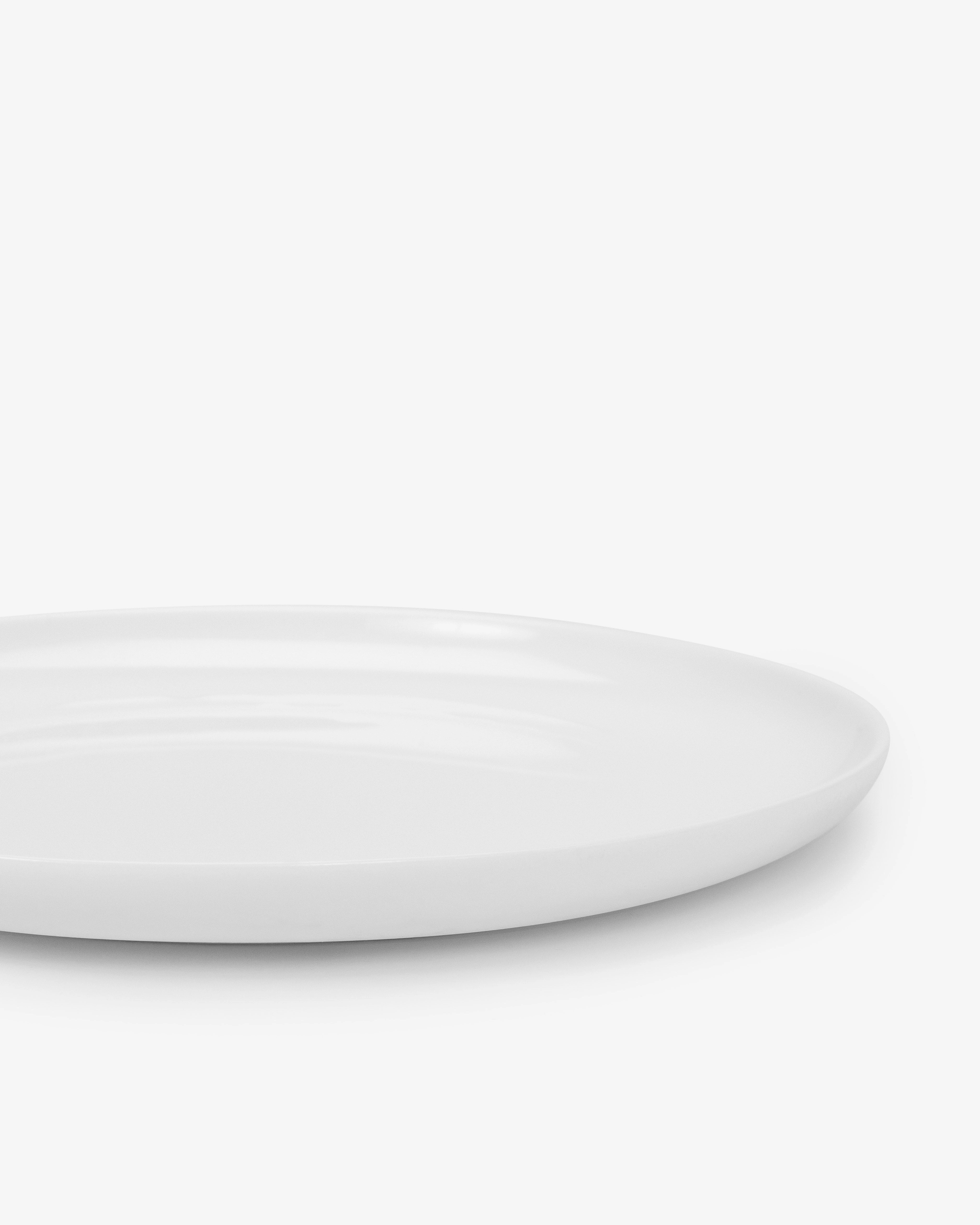Bread plate low white Base