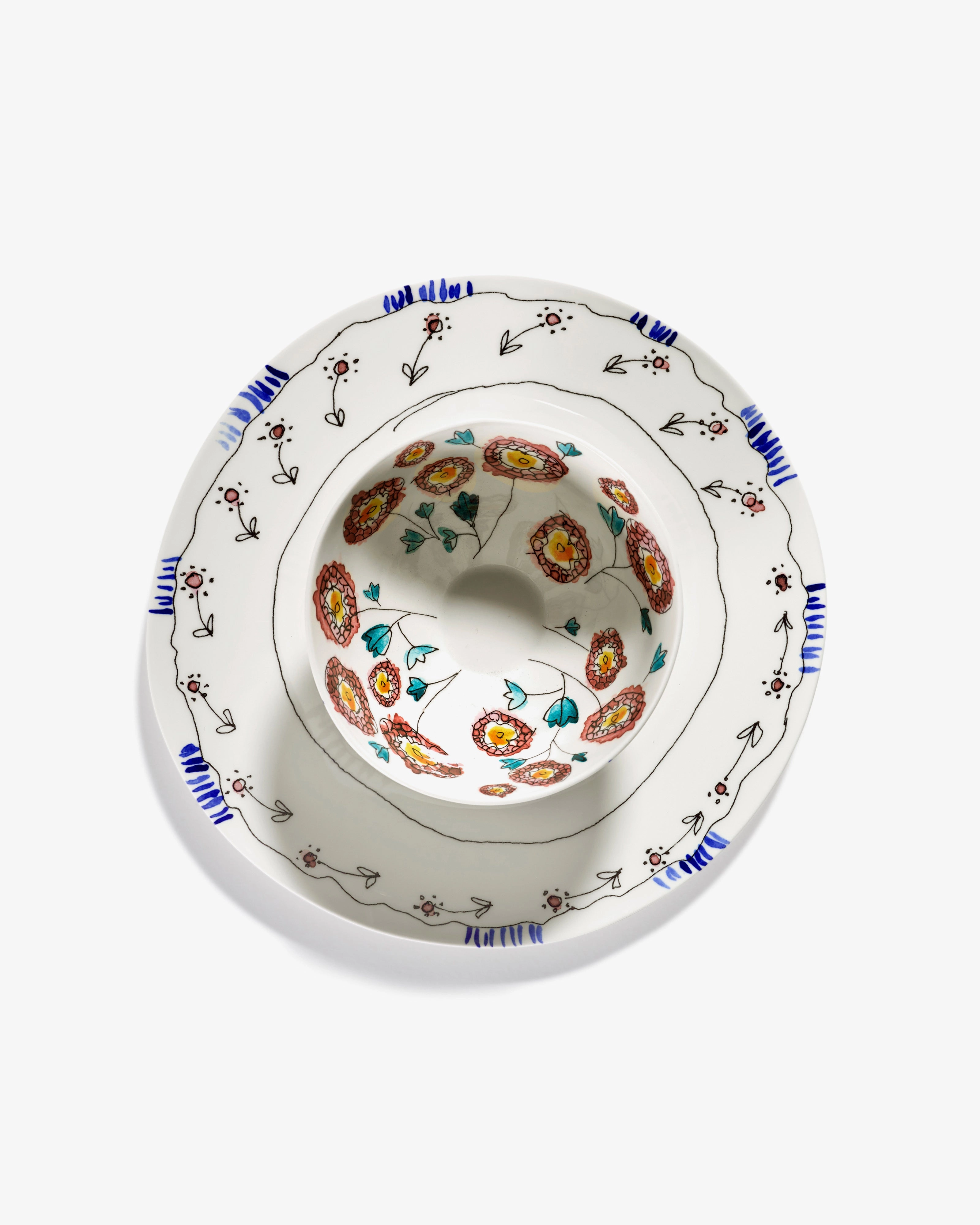 Breakfast bowl Anemone milk Midnight Flowers